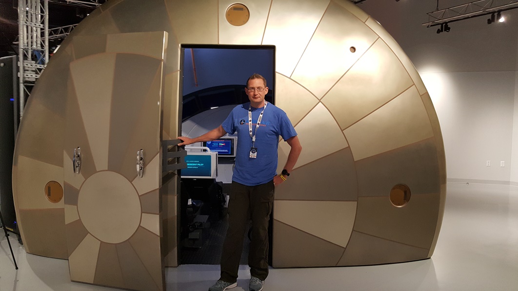 Blick in die Orion-Raumkapsel Blick in die Orion-Raumkapsel