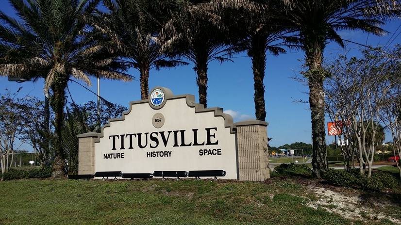 Ortseingang Titusville Ortseingang Titusville