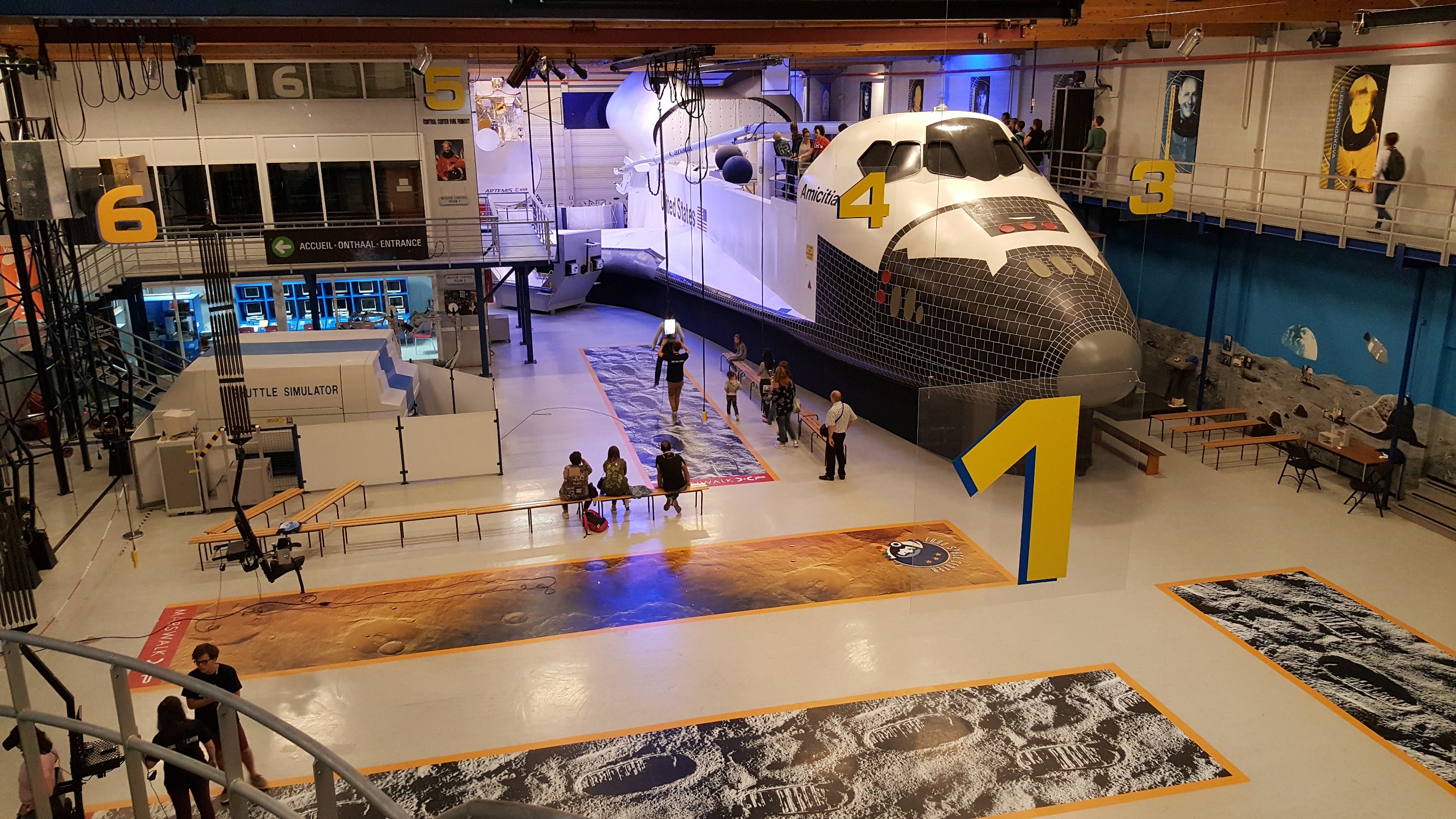 Training Hall with Space Shuttle Amicitia Training Hall with Space Shuttle Amicitia